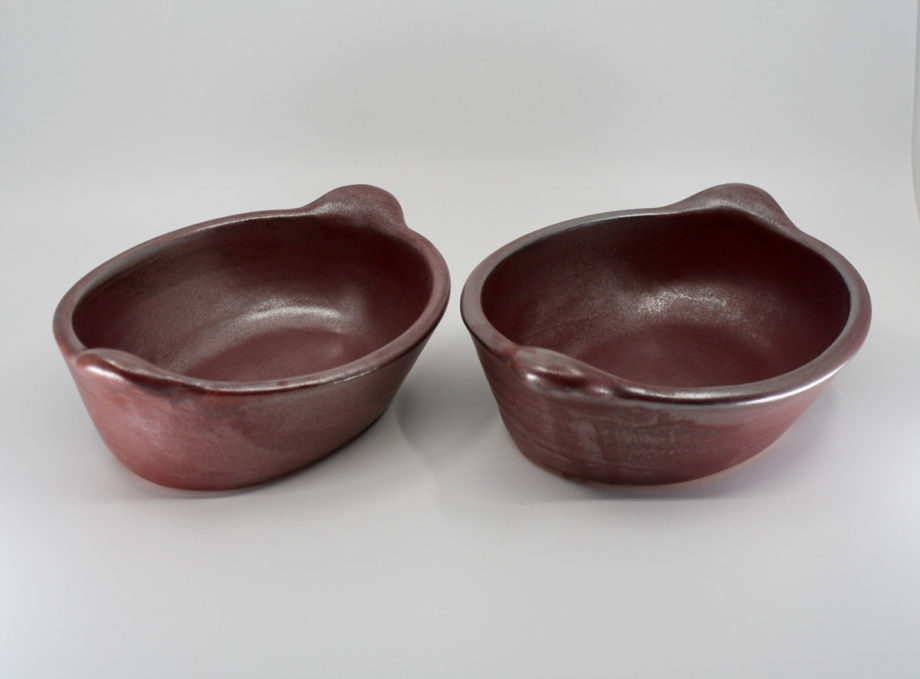 Oval bakers, set of 2
