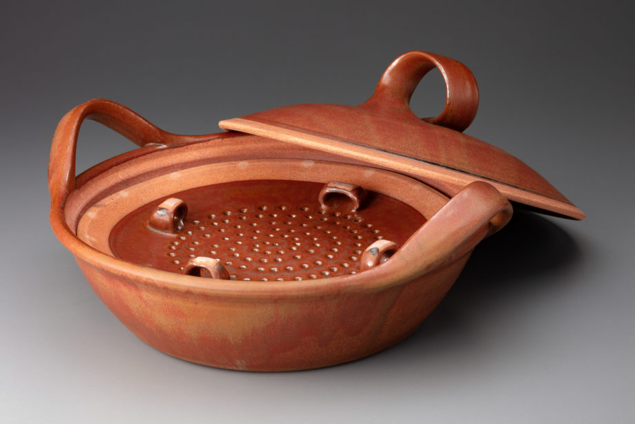 Very Large Donabe With Flameware Steamer Insert