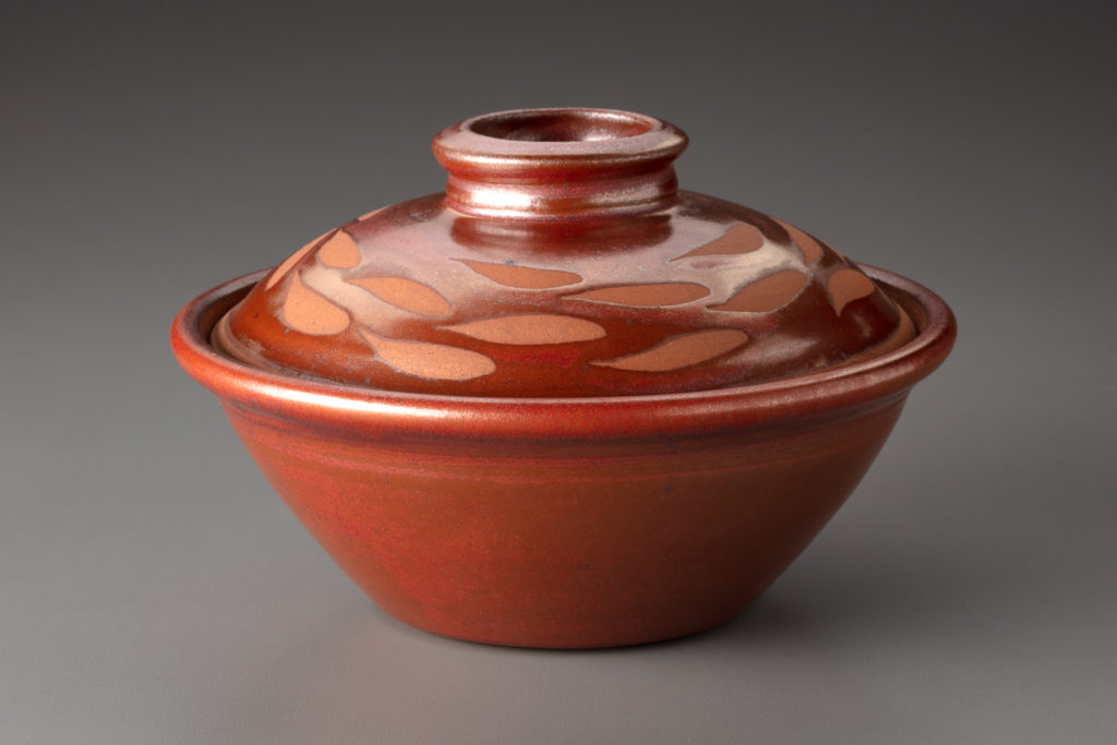 Small Casserole / Rice Pot, High Hollow Pottery